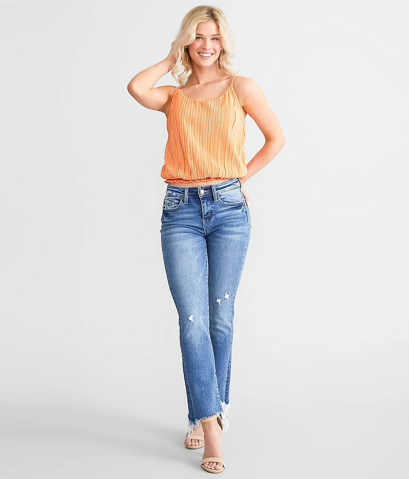 Pleated Bubble Tank Top