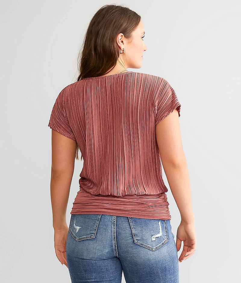 Banded Dolman Top