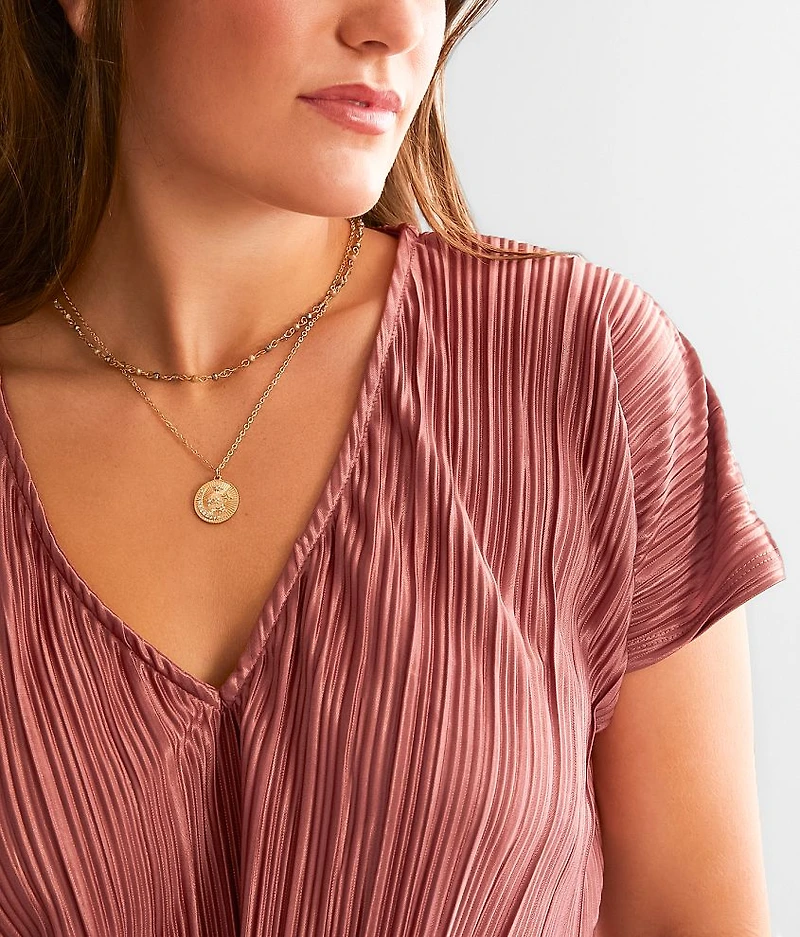 Banded Dolman Top