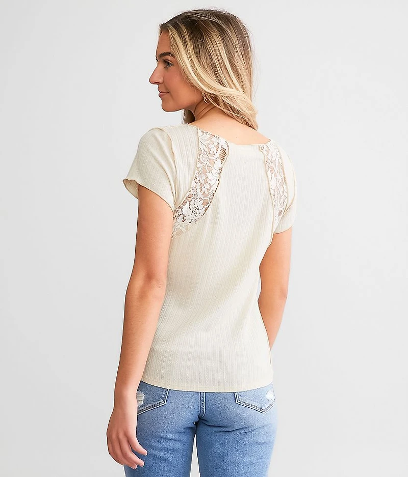 Pieced Lace Top