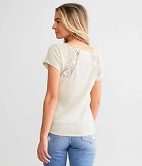 Pieced Lace Top