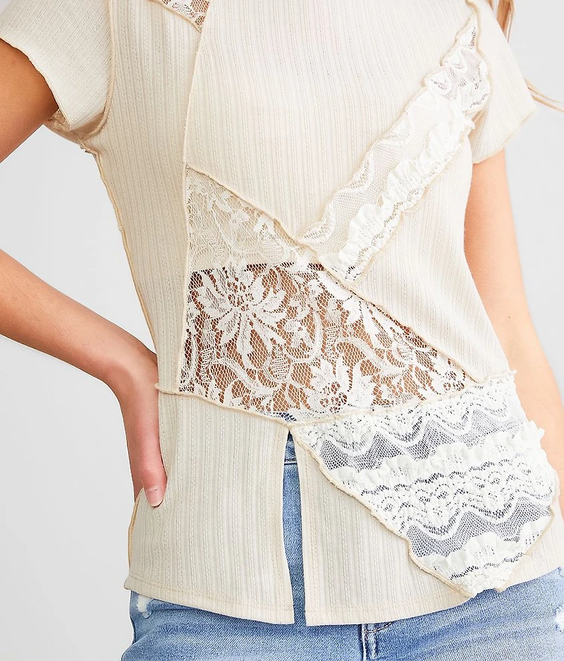 Pieced Lace Top