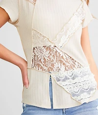 Pieced Lace Top