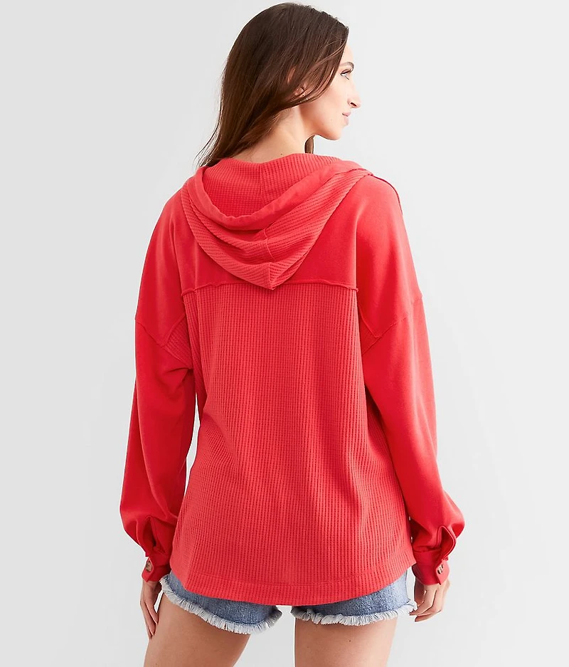 Boyfriend Hooded Shirt