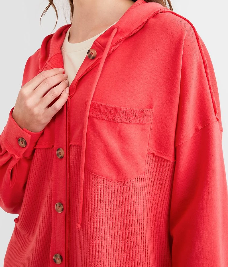 Boyfriend Hooded Shirt