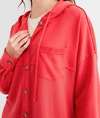 Boyfriend Hooded Shirt