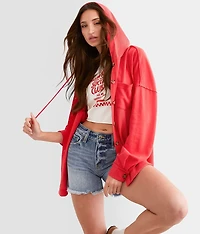 Boyfriend Hooded Shirt