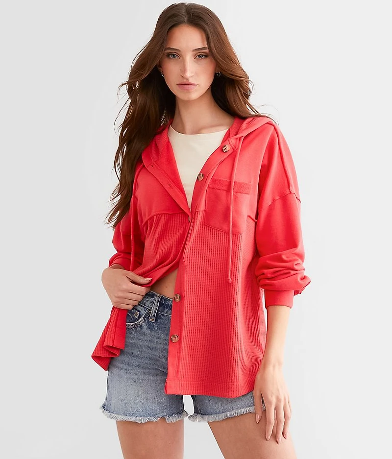 Boyfriend Hooded Shirt