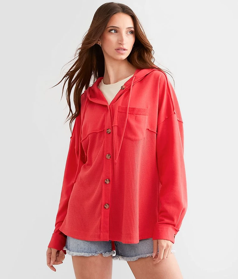 Boyfriend Hooded Shirt