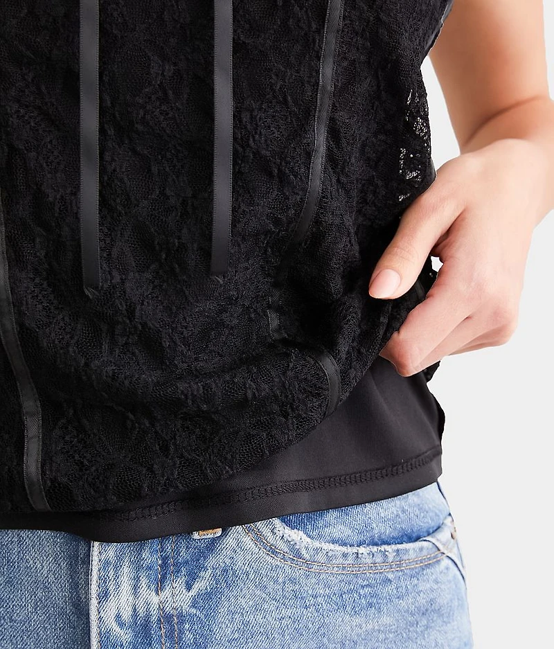 Floral Lace Tank Top