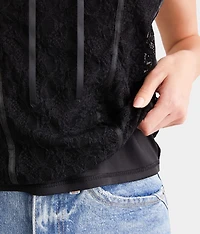 Floral Lace Tank Top