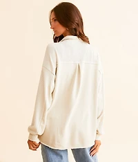 Pieced Boyfriend Shirt
