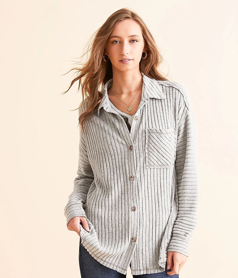 Wide Ribbed Shirt