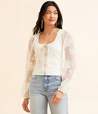 Floral Lace Top