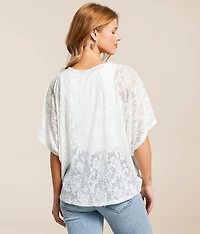 Floral Jacquard Top