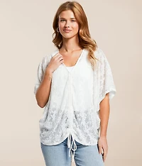 Floral Jacquard Top