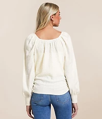 Textured Knit Top