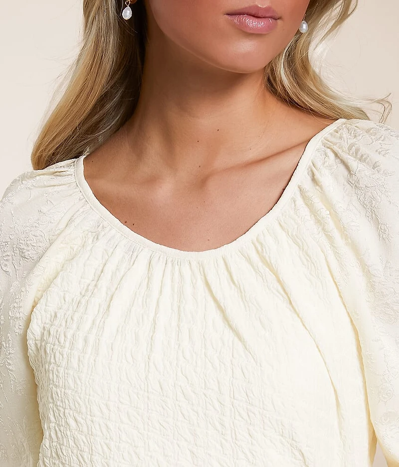 Textured Knit Top