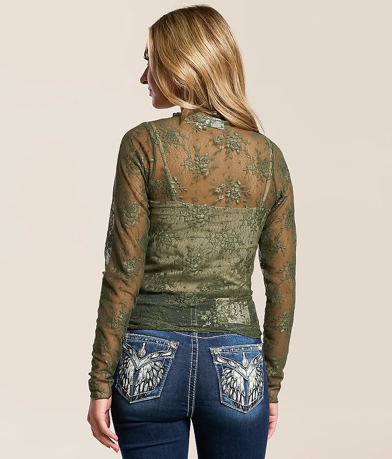 Floral Lace Top