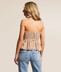 Flowy Lace Tube Top