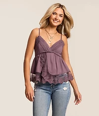 Mesh Lace Tank Top