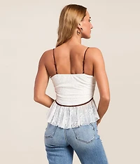 Floral Lace Tank Top