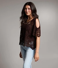 Crochet Cold Shoulder Top