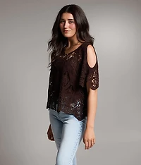Crochet Cold Shoulder Top