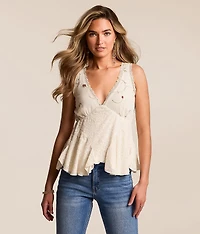 Floral Lace Tank Top