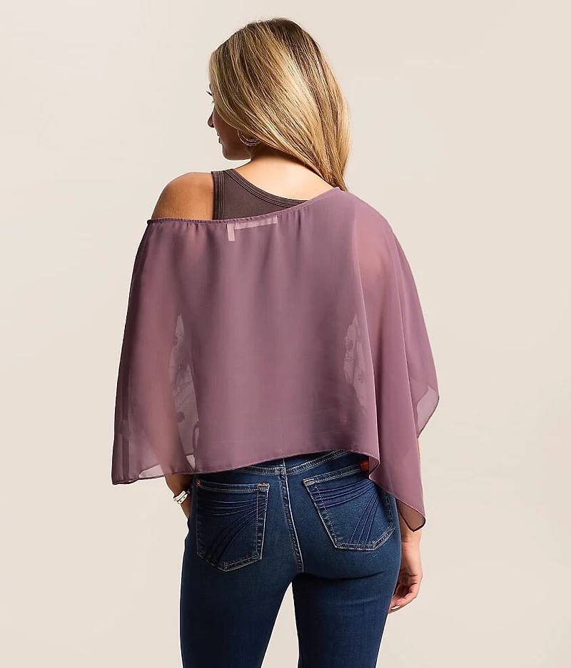 Beaded Sequin Poncho