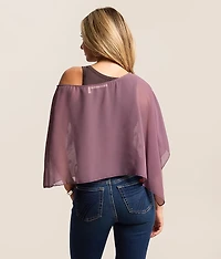 Beaded Sequin Poncho