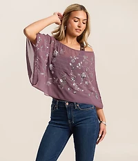 Beaded Sequin Poncho