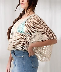 Crochet Cropped Sweater