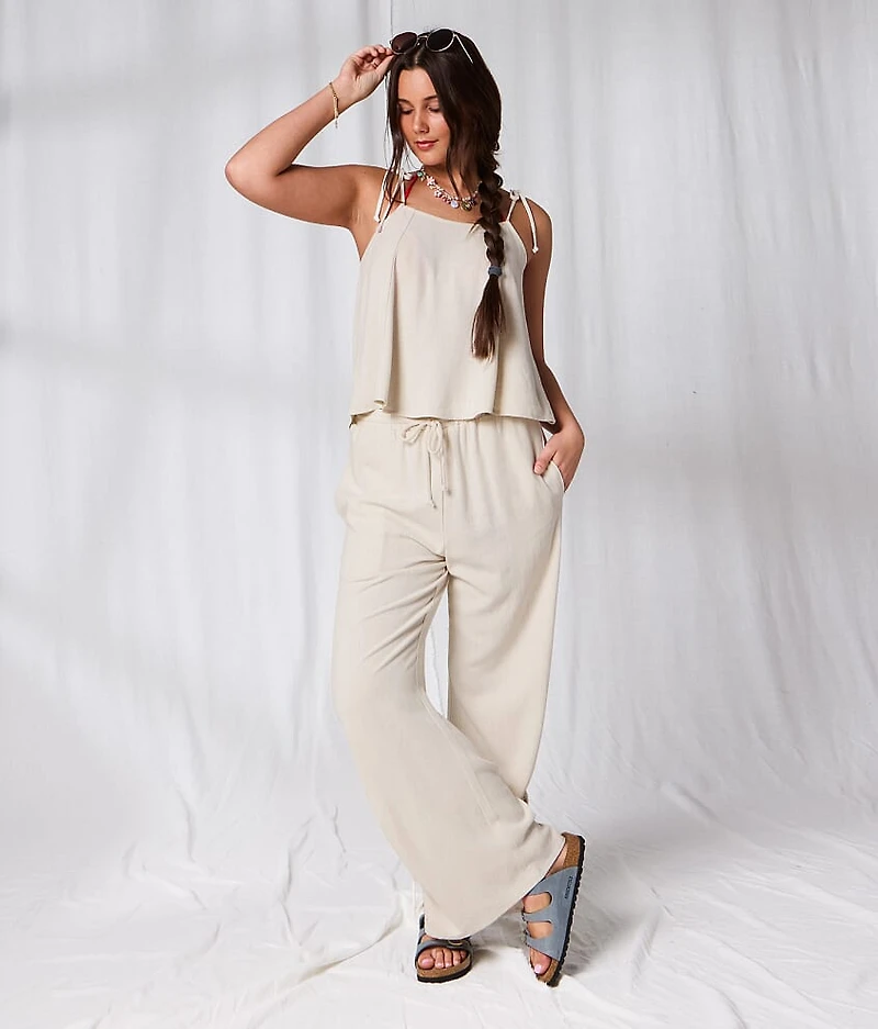 Linen Blend Tank Top