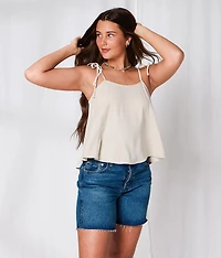 Linen Blend Tank Top