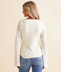 Floral Lace Top