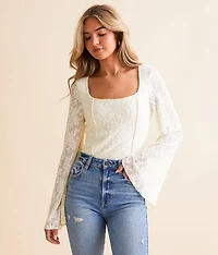 Floral Lace Top