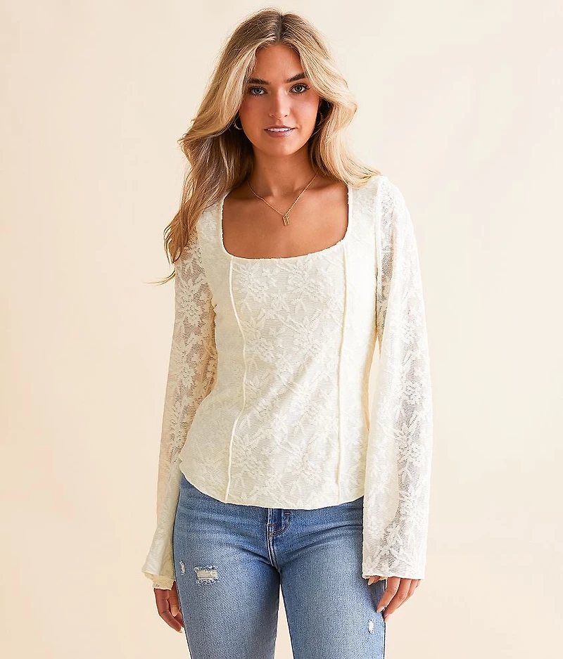 Floral Lace Top