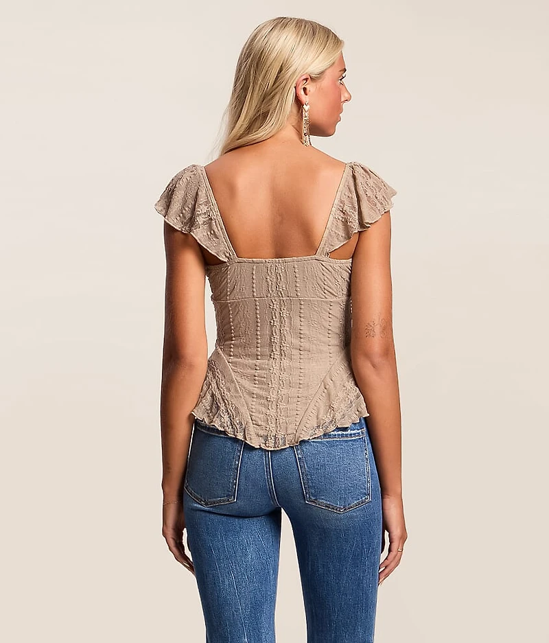 Pieced Lace Top