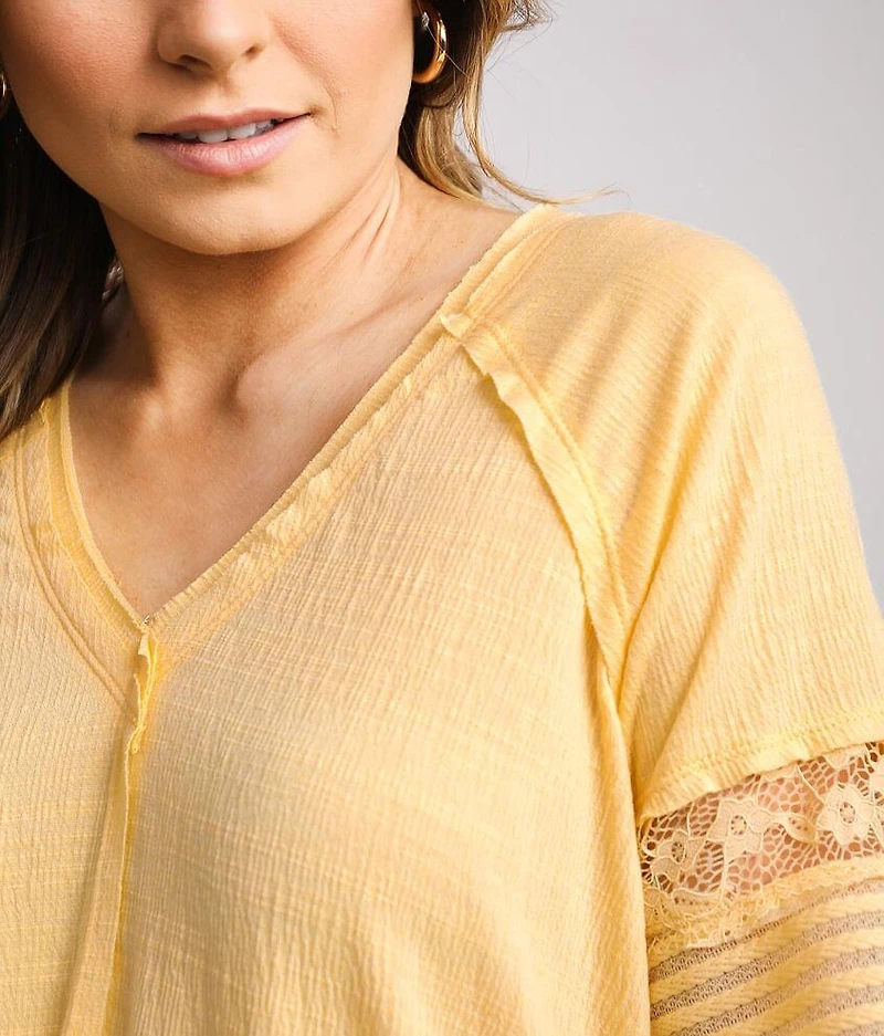 Textured Knit Top