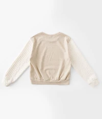 Girls - Pieced Pullover
