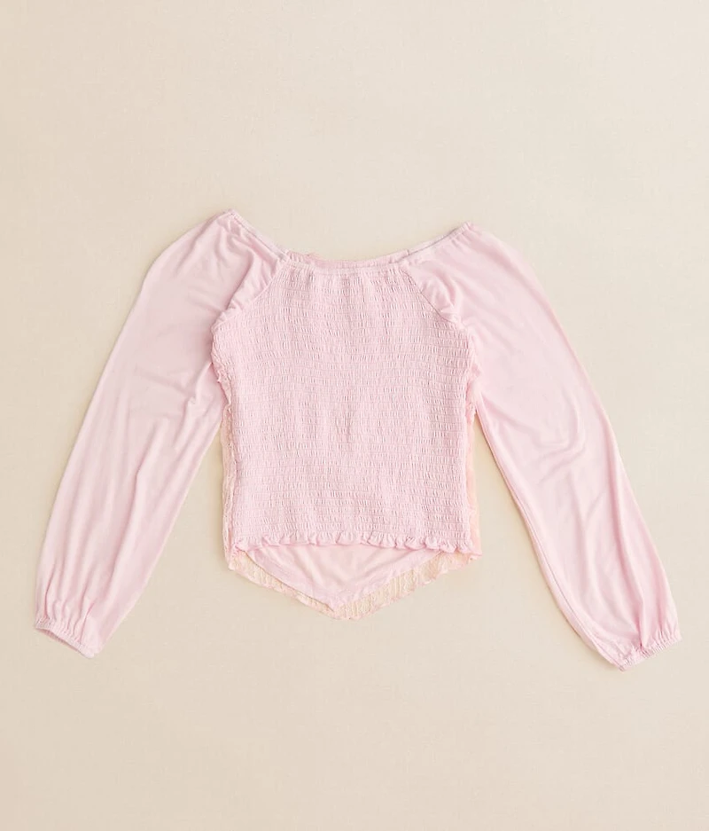 Girls - Lace Hanky Top