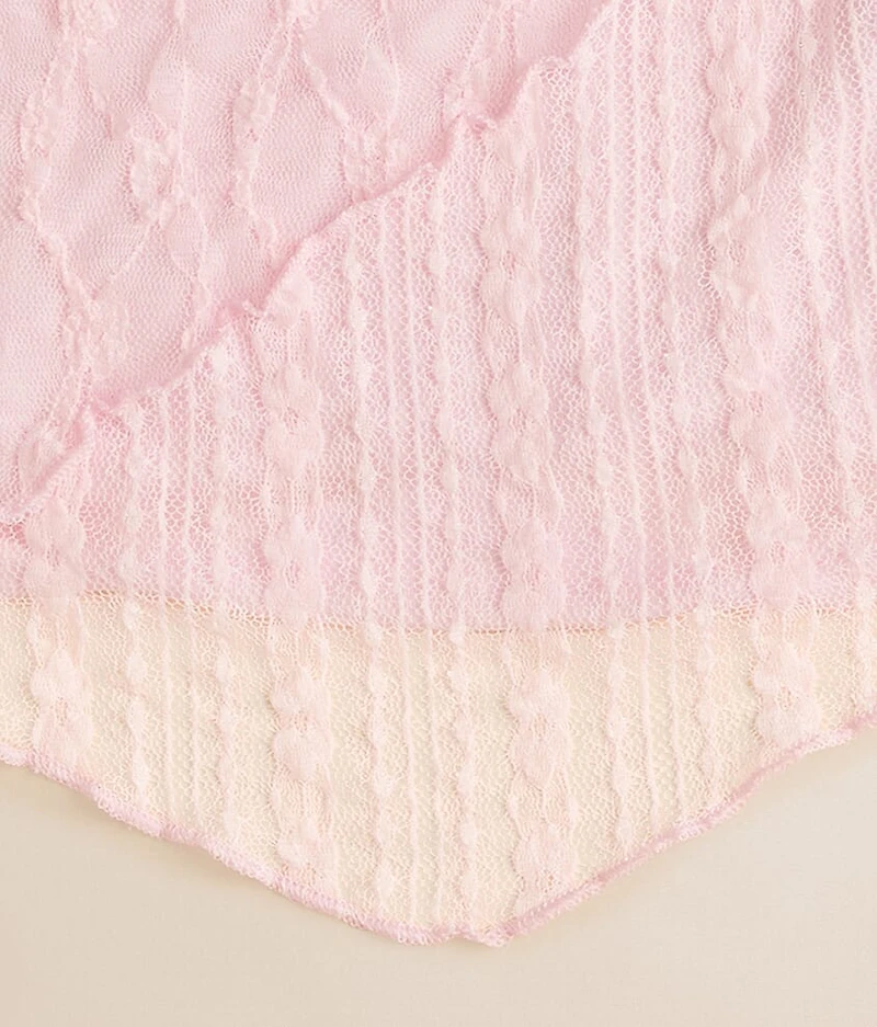 Girls - Lace Hanky Top