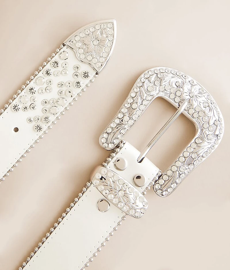 Glitz Leather Western Belt