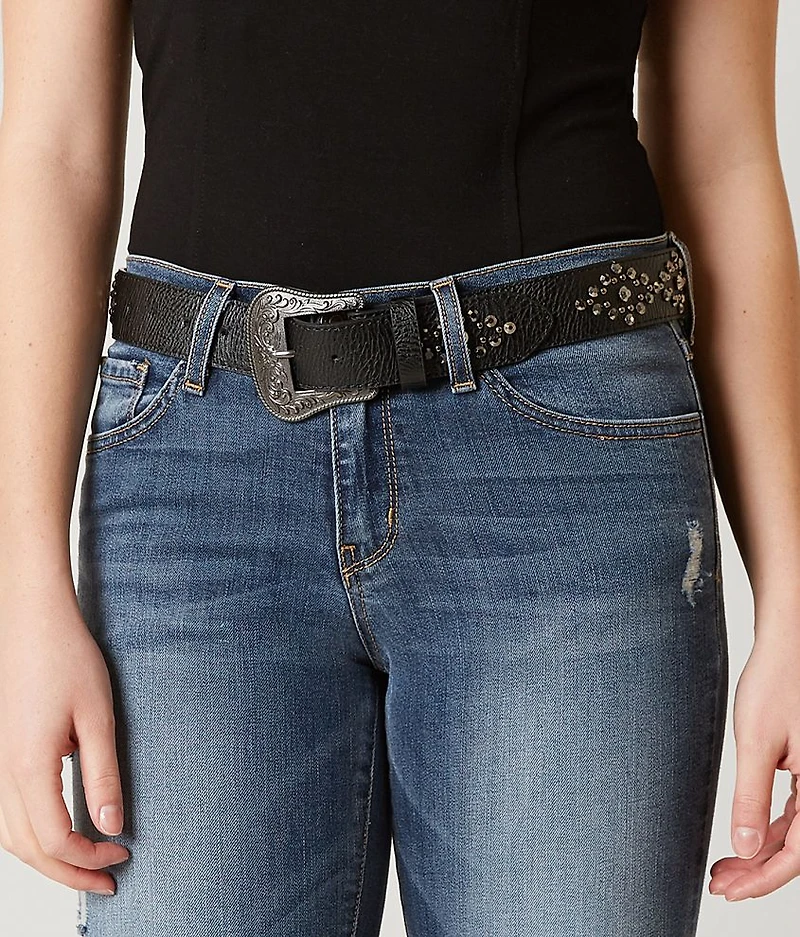 Leather Glitz Belt