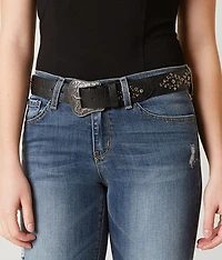 Leather Glitz Belt