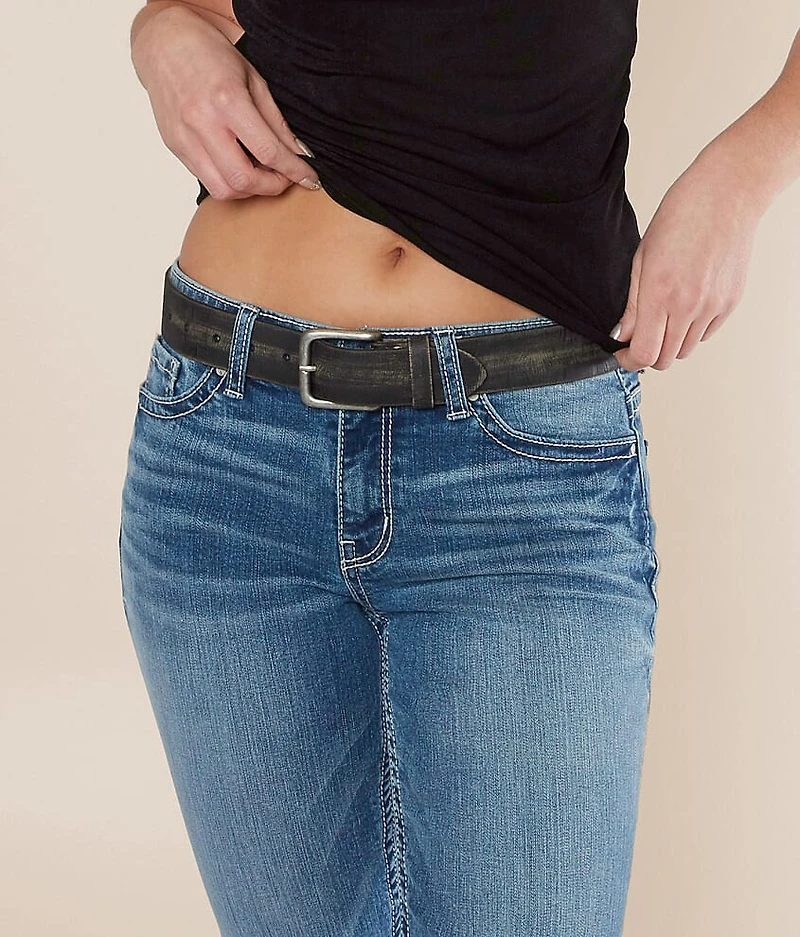 Grainy Leather Belt