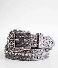 Metallic Leather Belt