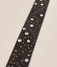 Glitz Leather Western Belt