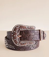 Glitz Leather Western Belt